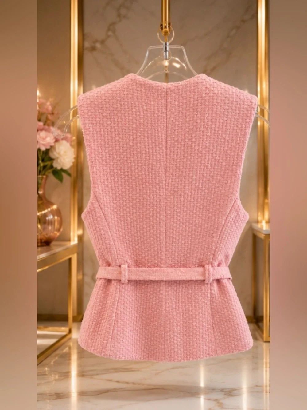 NEW ZARA LUXURY CHANNEL VIBE STRUCTURED VEST SIZE XS 🚨NO DISCOUNT